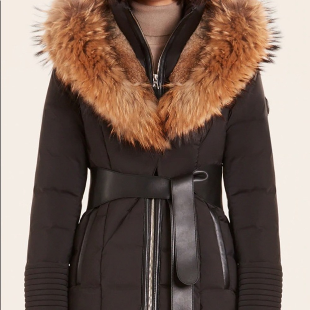 Rudsak Moda in black with fur